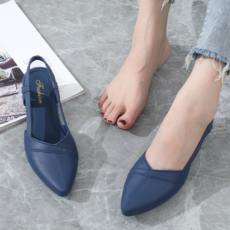 Women's Summer Wedge Sandals for Students Fairy Style Outwear Fashion All-match Trendy Lady Style Korean Style Internet Celebrity Pointed Toe Sandals