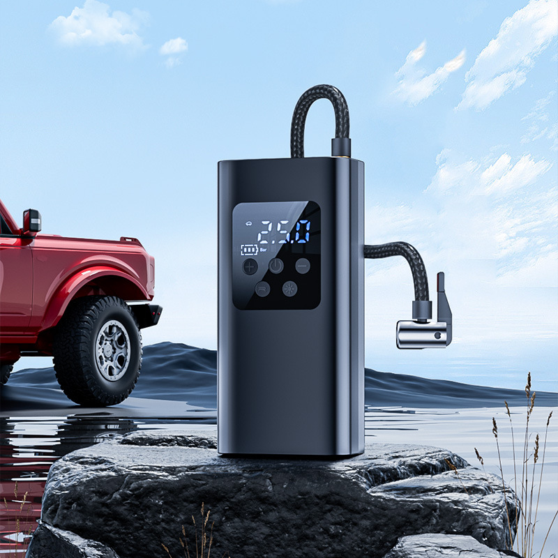 On-board air pump portable car tire electric car high-power high-pressure air pump cartridge car