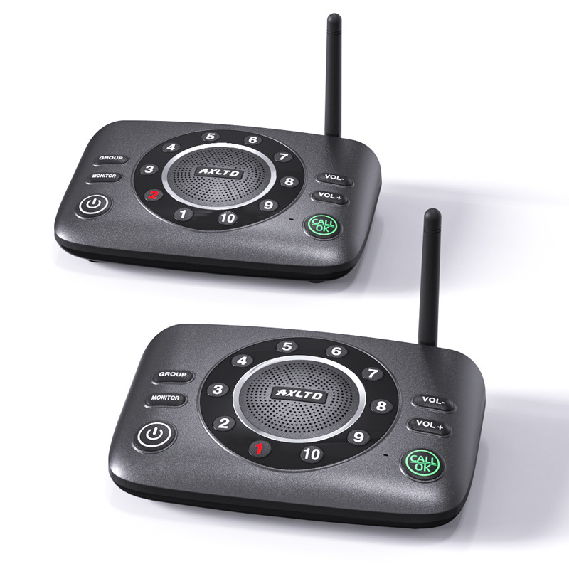 Business Office Pager Intercom for Boss, Secretary, and Leader, Voice Internal Duplex Communication Intercom, Hands-Free