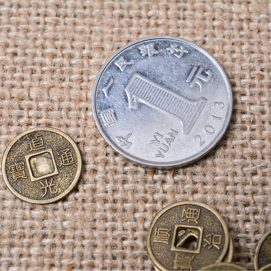 Chinese Traditional Craft Small Gifts Baby Copper Coins Zinc Alloy Antique Coins Accessories DIY Accessories Small Objects