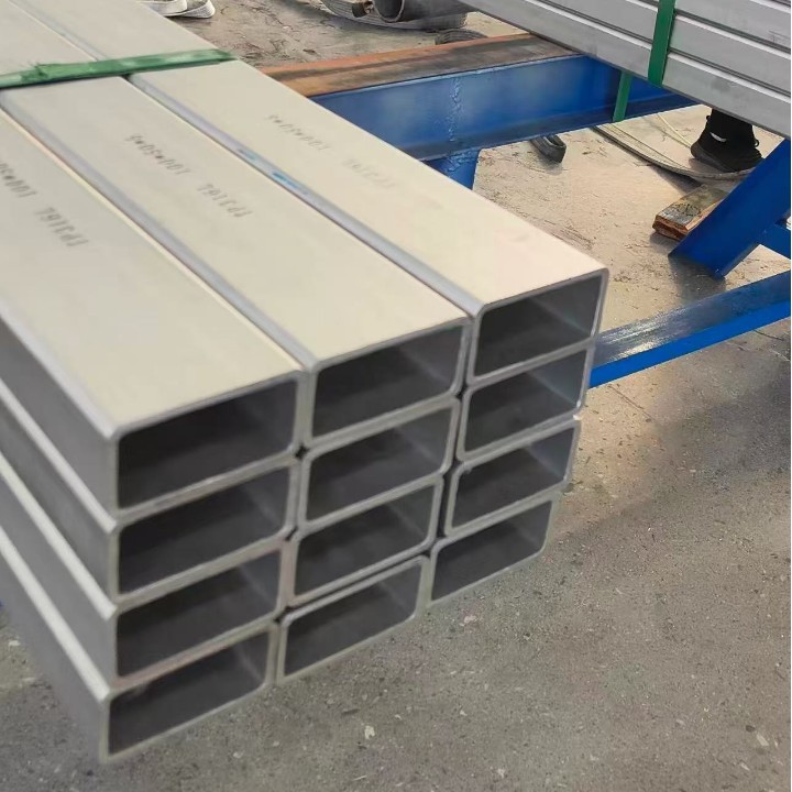 304/316L Stainless Steel Thick Wall Square Bright Stainless Steel Square Tube Brushed Decorative Round Tube in Stock