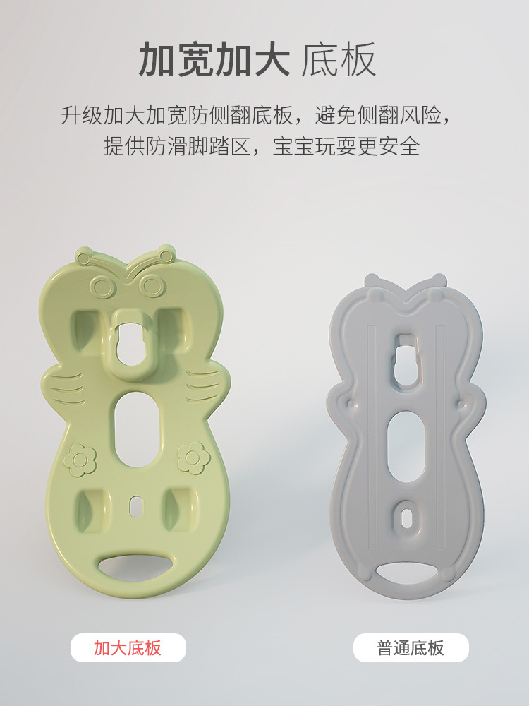 Rocking horse wooden horse children rocking horse Baby Scooter two-in-one birthday gift toy drop-resistant small rocking horse