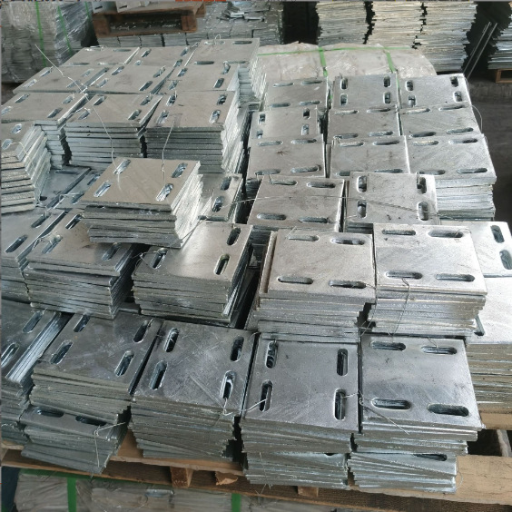 Foshan Manufacturer Custom-Made Embedded Parts with Good Steel Plate Welding Performance, Hot-Dip Galvanized Construction Steel Structure