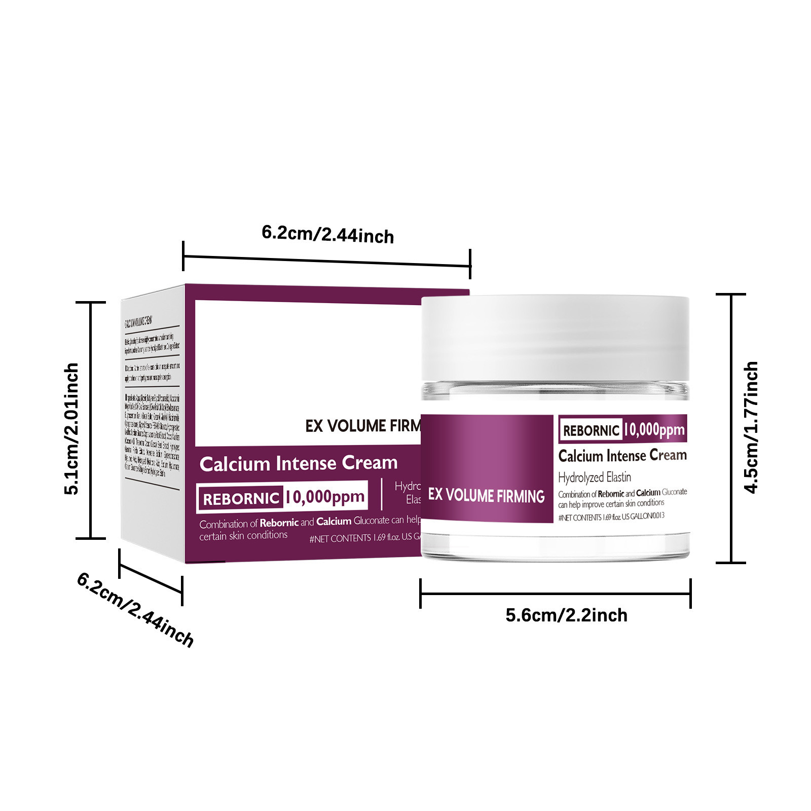 Cross-Border Calcium Intense Cream Eye Cream Moisturizing, Moisturizing and Smoothing Skin Essence Eye Patch