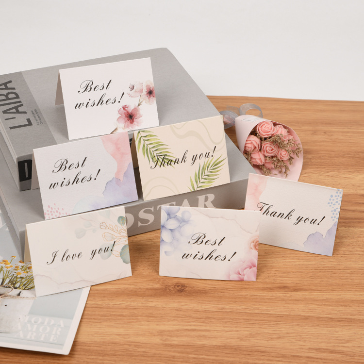 Amazon greeting card fresh simple baking flowers birthday message thank you for thankyou Valentine's Day Teacher's Day