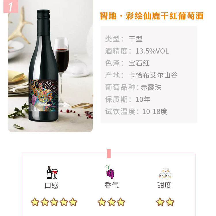 Chilean Mini Red Wine 187ml Small Bottle Dry Red Wine 14 Degrees Whole Box Wholesale Boutique Gift Box Gift