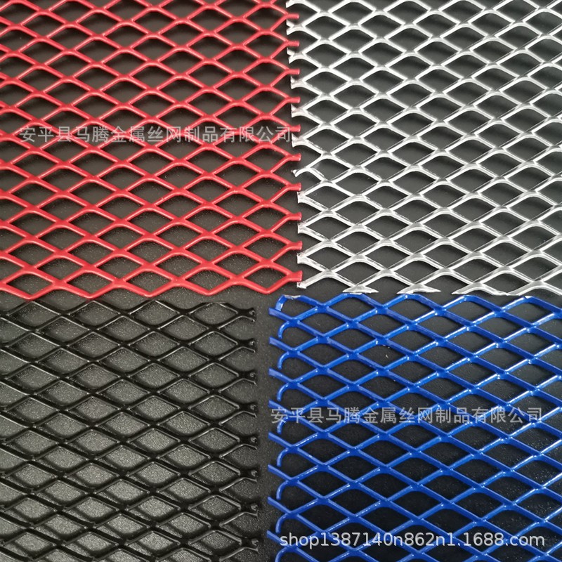 Алюминиевая сплавная решетка в форме алмаза черная 3X6 маленькое отверстие большая окантовка воздухозаборная сетка универсальная решетка декорация