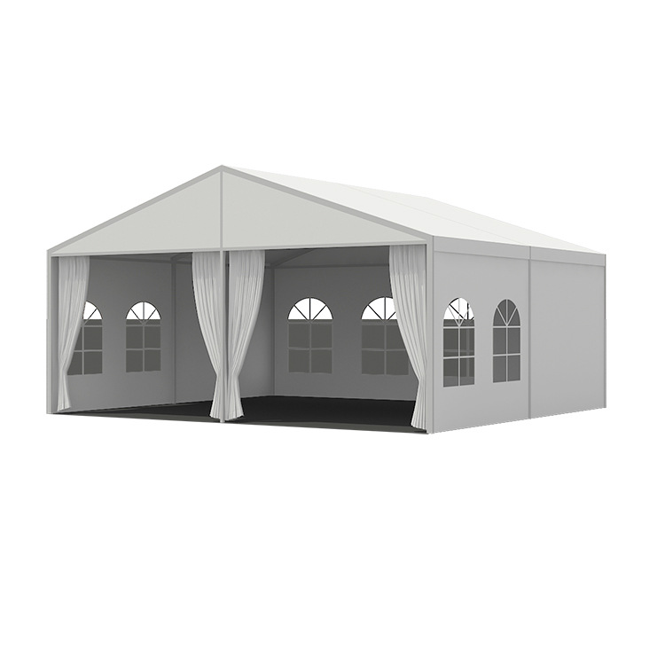Aluminum Alloy Tent Aluminum Alloy Tent Gray Tarpaulin Can Be Installed with Glass Wall Wedding Tent