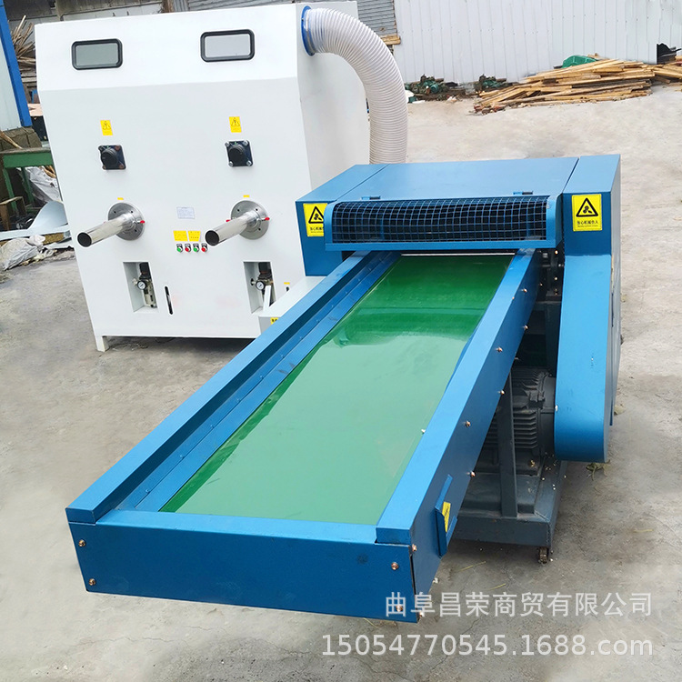 Двухголовочная машина для наполнения хлопком для собачьих будок, Машина для наполнения поролоновыми частицами, Однопортовая маленькая машина для наполнения хлопком на экспорт