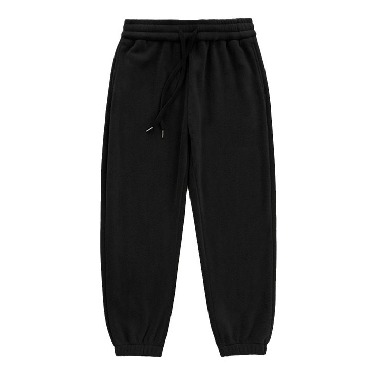 Double-sided Fleece Pants Men's Outer Wear Pants fleece-lined Thickened New Fleece Winter Warm Sports Pants for Men