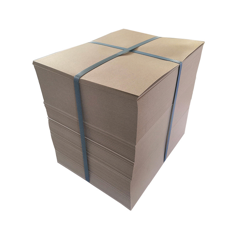 Wholesale Clothing Packaging Lining Gray Cardboard Paper Gray Bottom Single-Sided White Cardboard Partition Lining Cardboard White Cardboard