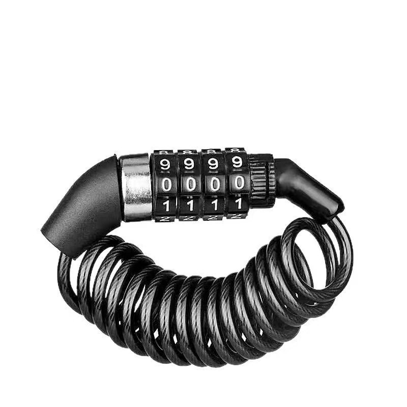 Universal Portable Fixed Safety Password Helmet Lock for Electric Vehicles and Bicycles