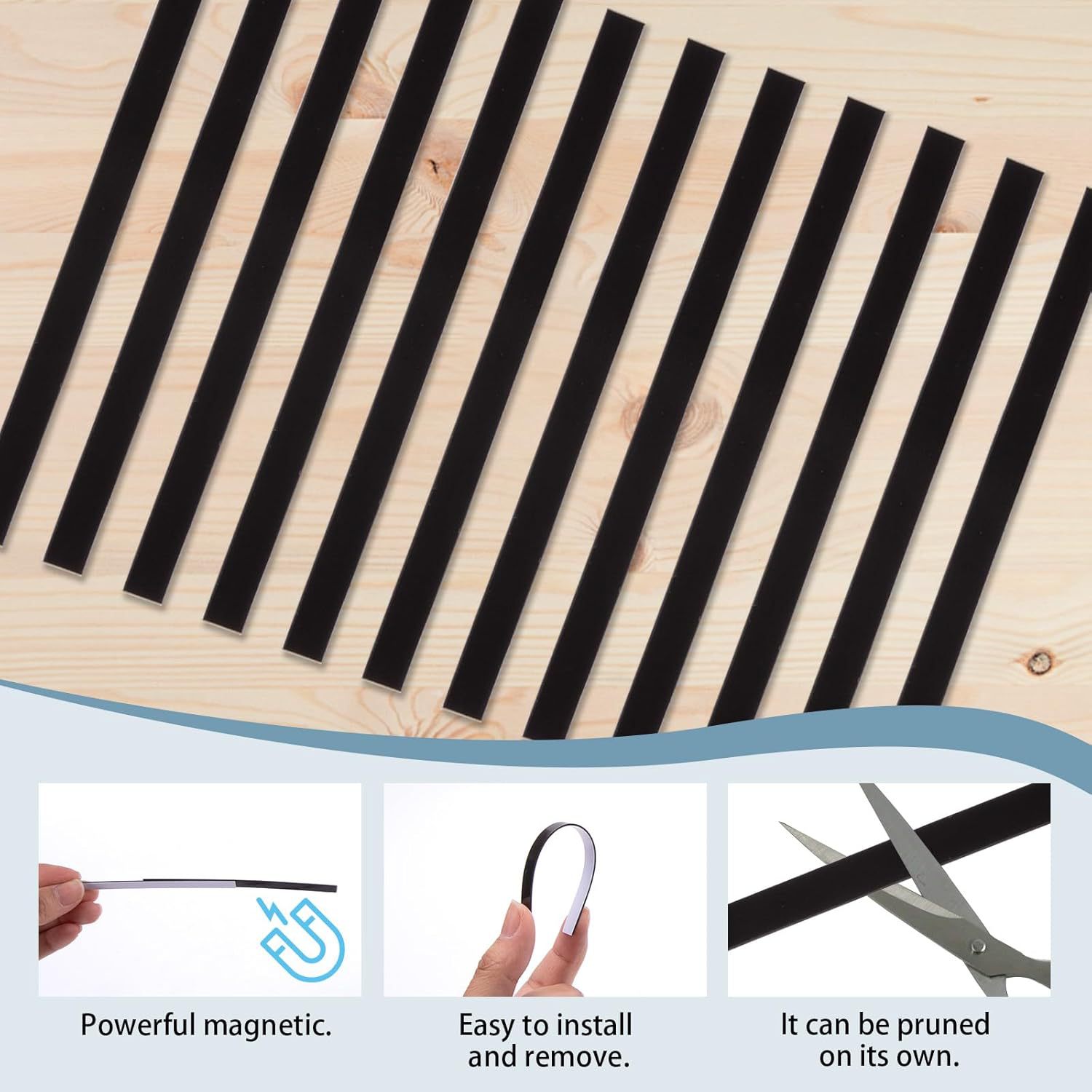 4" X1/4" Magnetic Hinge Shims Magnetic Hinge Shims for Hinge Adjustment and Repair