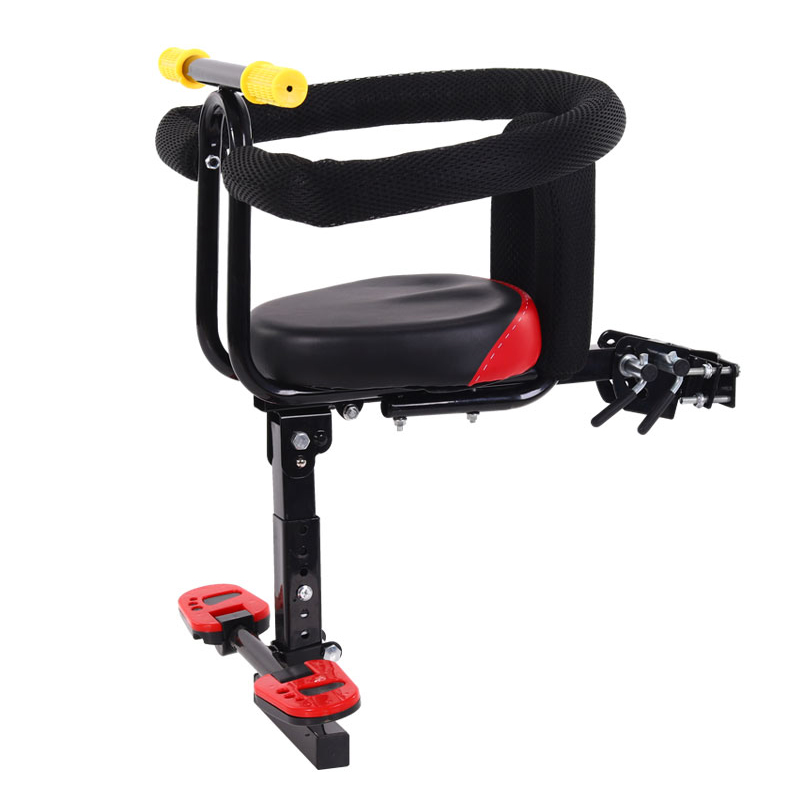 New tram front baby seat electric car child seat foldable guardrail shock absorption stool chair