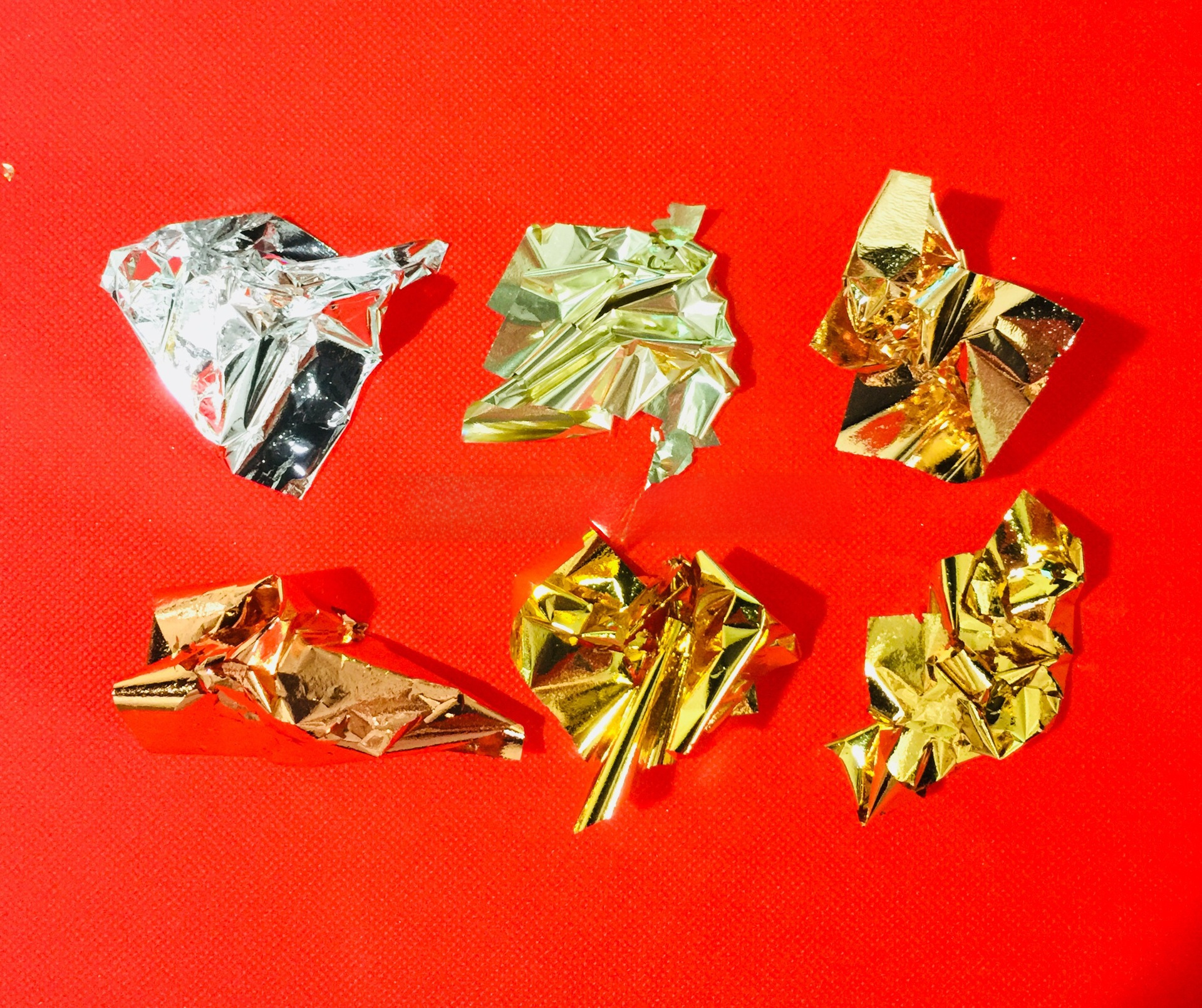 Large Supply of Taiwan K Gold B Gold Champagne Rose Gold 100 Sheets/Stack for Buddha Statues