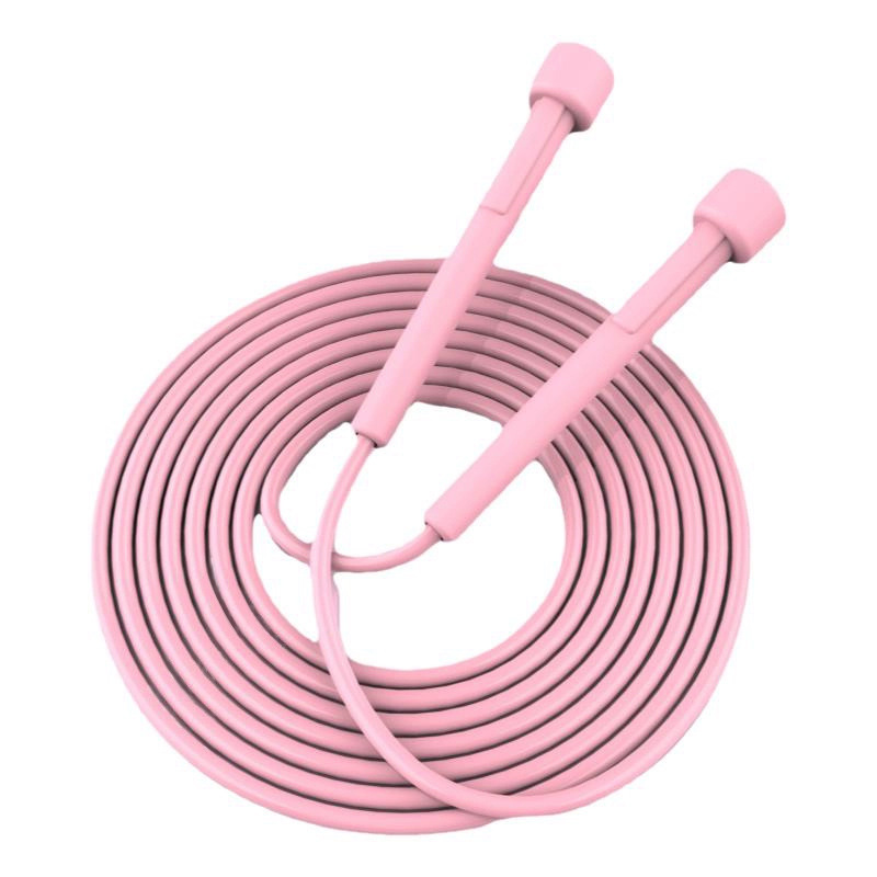 Skipping Rope Portable Plastic Solid Student Competition Wear-resistant Durable Skipping Rope Adjustable No Knot Fitness Fat Burning Rope