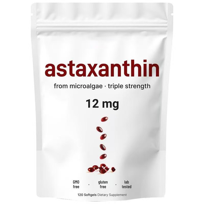Tk Cross-Border Hot Selling Astaxanthin Soft Capsule Asxanthin Antarctic Krill Source Factory Spot Delivery