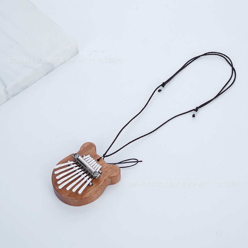 8-Tone Thumb Piano Mini Kalimba Thumb Piano Marimba Kalimba Pendant Gift Portable Finger Piano