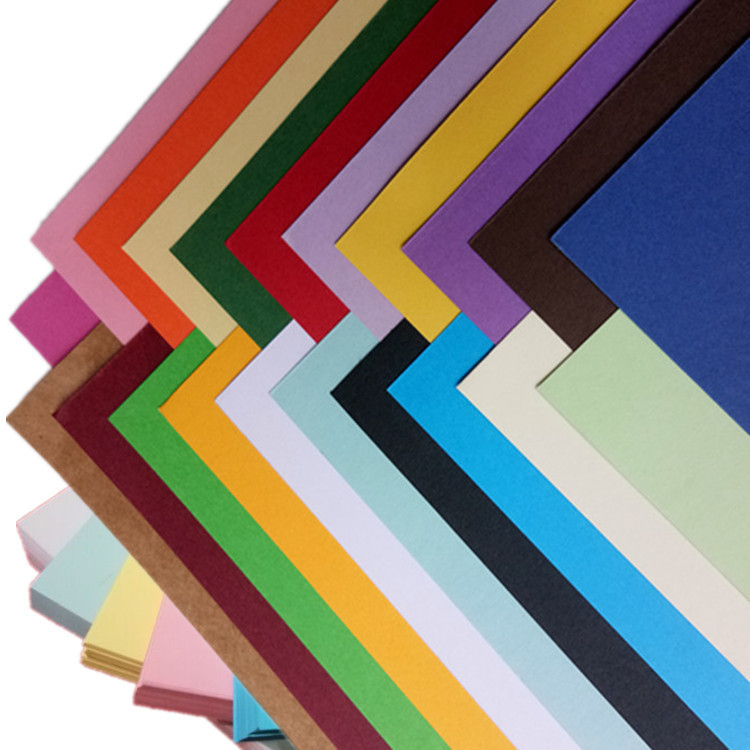 Full Open Color Hard Cardboard Pure Wood Pulp Thickened Color Cardboard 1K Color Cardboard DIY Color Drawing Cardboard