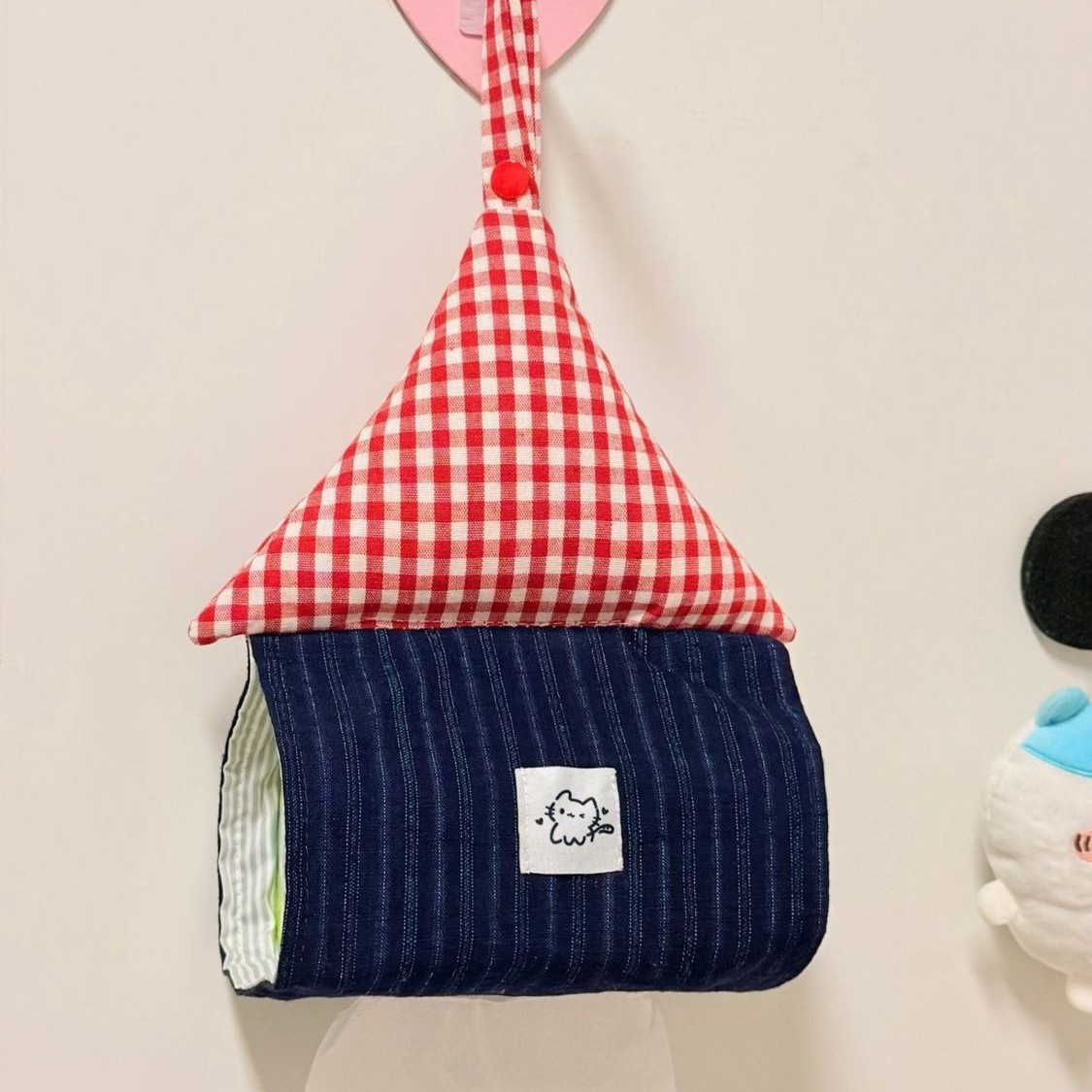 Новая подвесная сумка для салфеток, милый чехол для автомобиля, портативный органайзер большой емкости