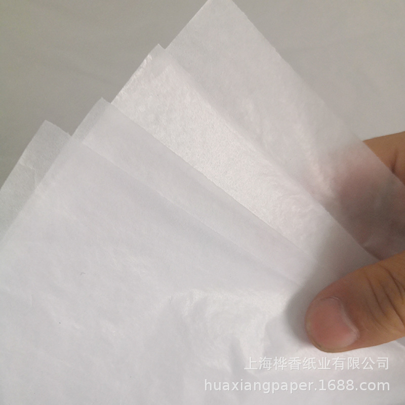 Oil wax paper translucent isolation lining moisture-proof paper clothing shoes and hats food vegetable and fruit packaging 21g wax paper