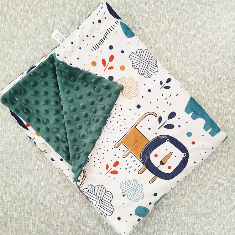 Детское одеяло Baby Bean Успокаивающее одеяло Двустороннее детское одеяло Одеяло для кондиционера Одеяло для новорожденных Супер мягкое одеяло