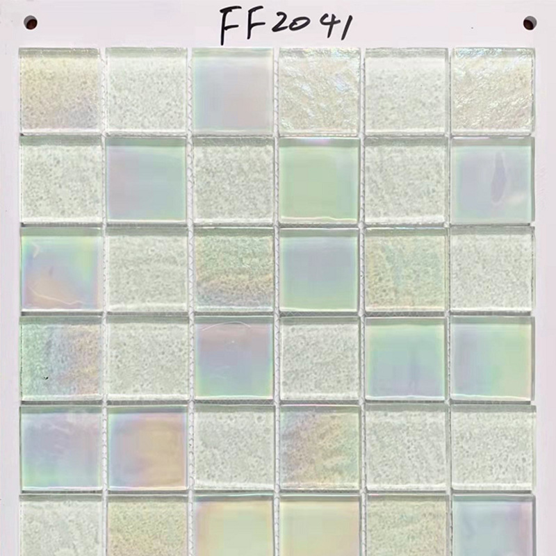 Multi-Specification Crystal Glass Series Mosaic Tiles Swimming Pool Hotel Pool Villa Landscape Pool Fish Pond Waterproof