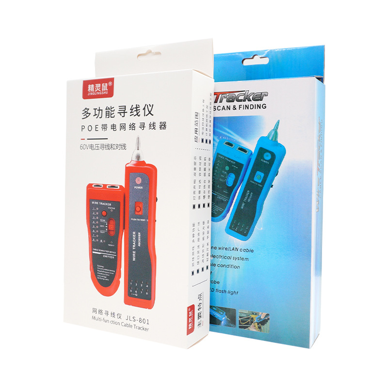 Elf Mouse Network Finder Multi-function Network Wire Tester POE Anti-interference Wire Patrol Detector Red