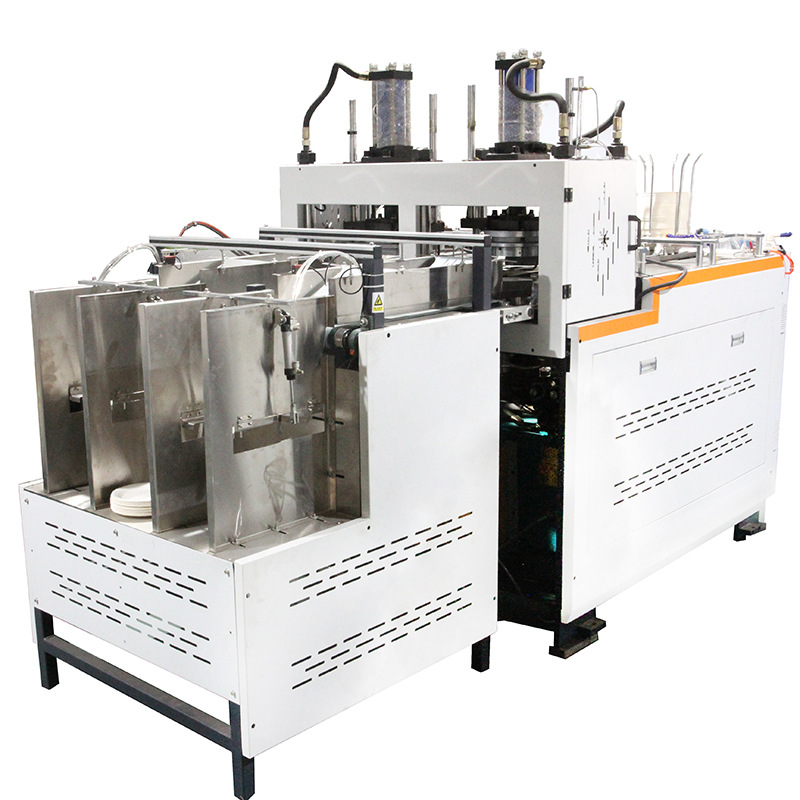 MR-600 automatic lunch box paper dish machine disposable cake paper tray machine intelligent high speed paper cup embossing machine