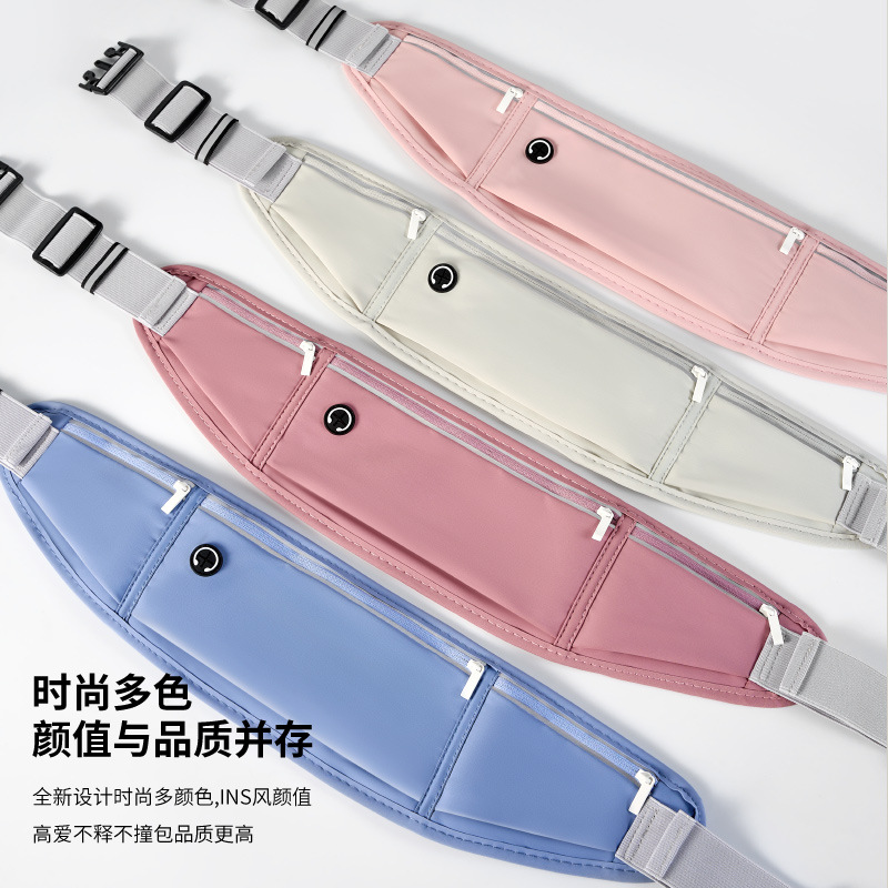 Спортивная поясная сумка для бега, оборудование для марафона, отражающая поясная сумка, водонепроницаемая сумка, регулируемая поясная сумка