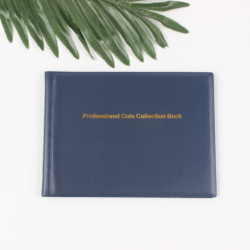 Книга для коллекции монет на 240 ячеек с логотипом, книга для хранения памятных монет, древних медных монет