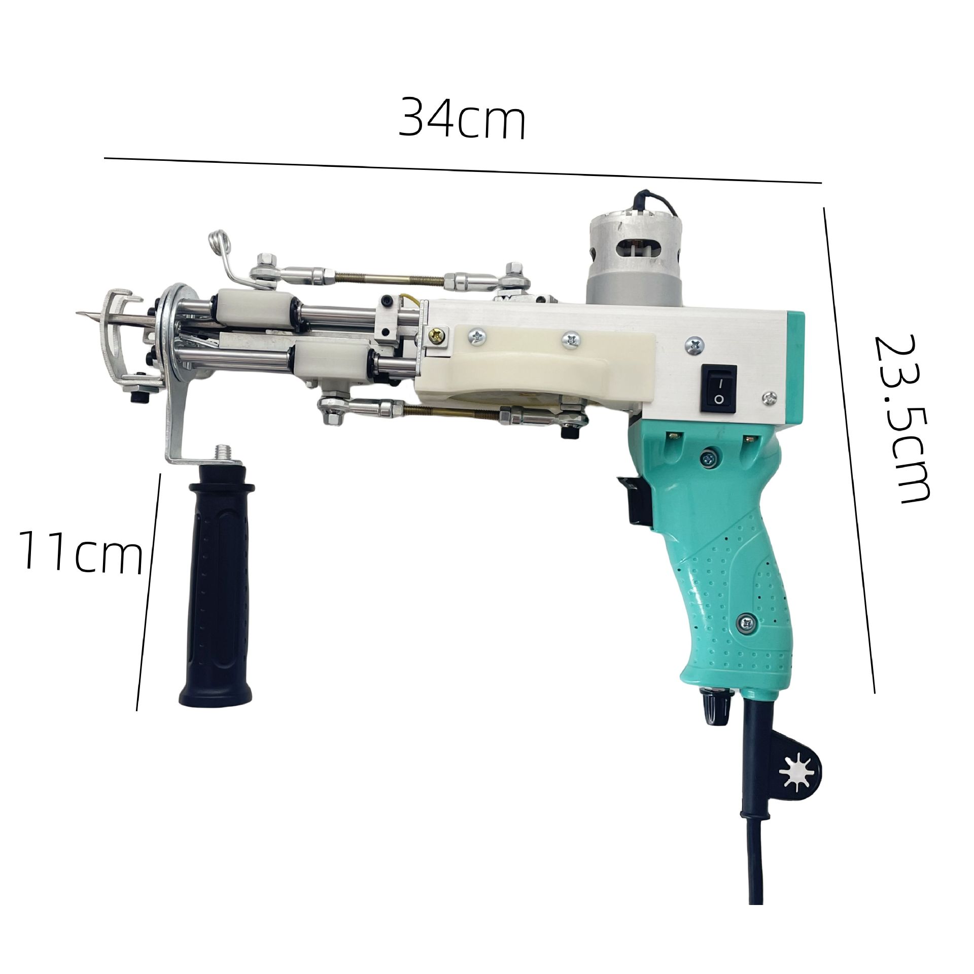 Tufting Gun Cut-Pile Loop Pile Two-In-One Carpet Loom Carpet Gun Tufting Gun Electric Needle Gear Protection