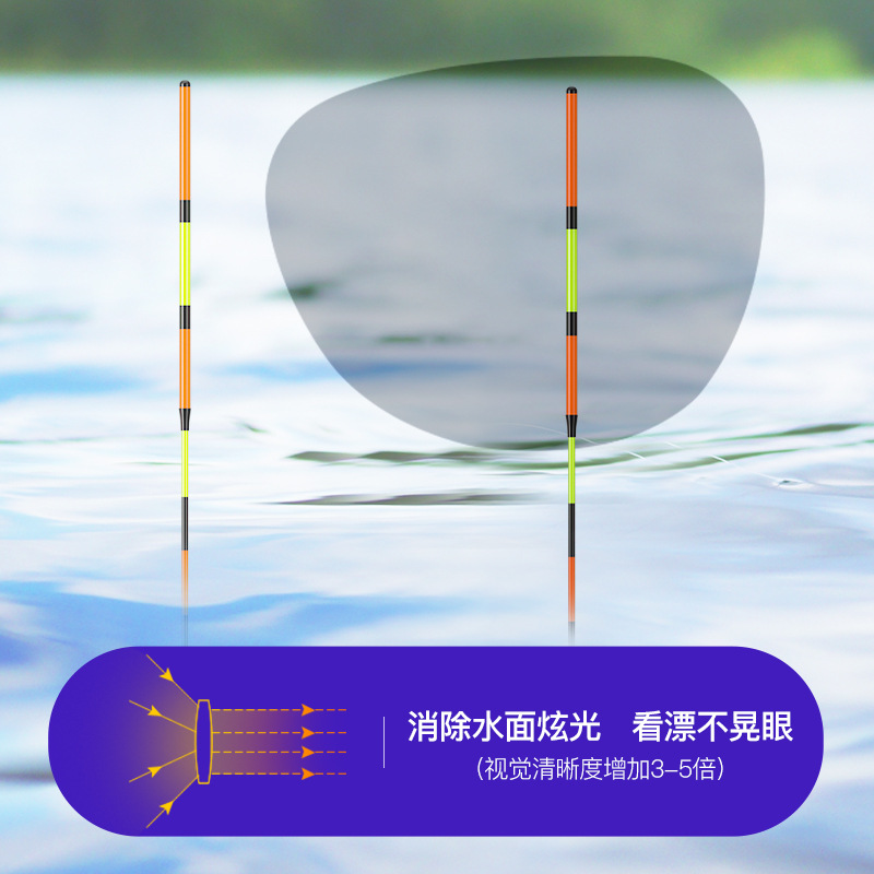 Jiajiaoni day and night dual-use fishing glasses for watching drift special driving telescope fishing professional polarizing glasses sunglasses