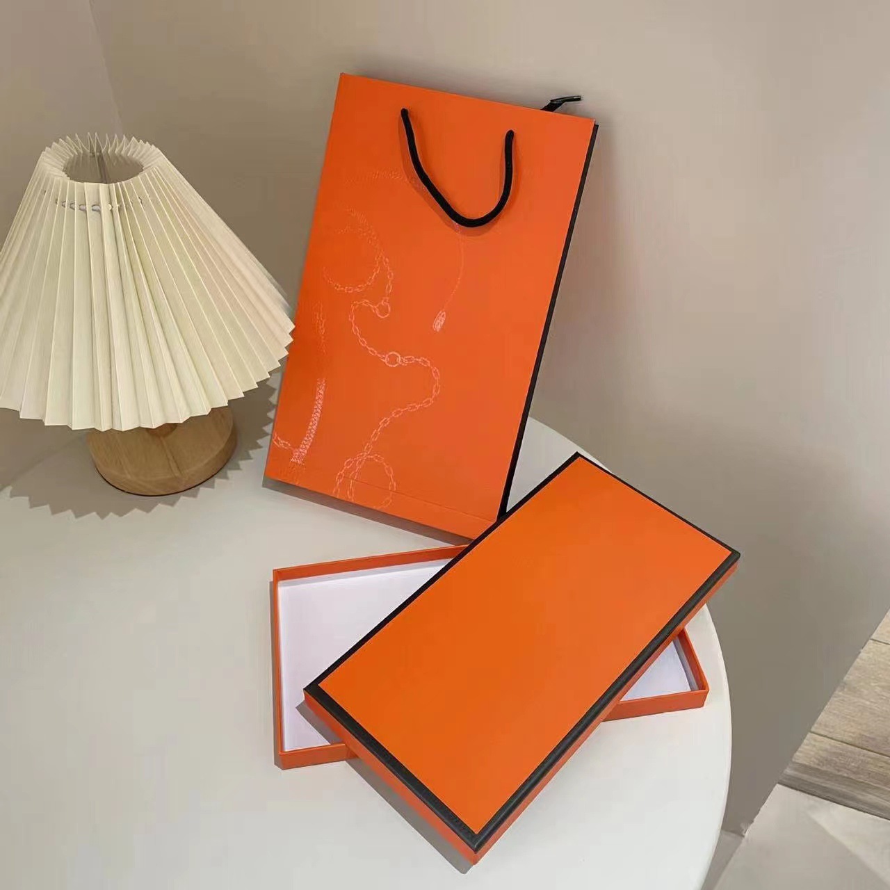 Новая подарочная коробка, пустая коробка, универсальная упаковка для шарфа, прямоугольная портативная подарочная коробка оптом