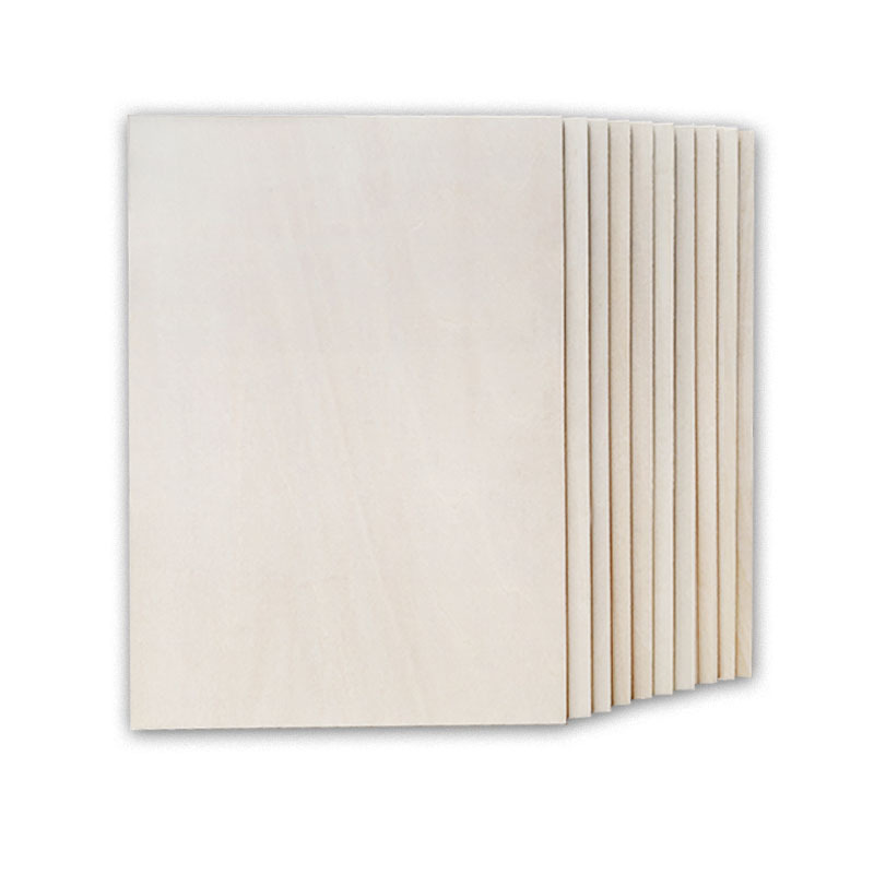 Laser machine with 3mm basswood plywood toy model to make basswood multi-layer board custom small wood board