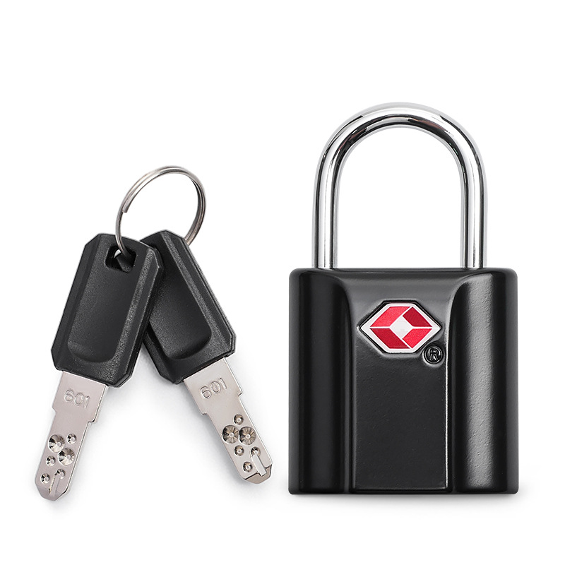 Zhengbo Lock Factory Tsa006 Customs Lock Key Customs Padlock Cross-Border Mini Small Padlock Travel Padlock Customs Lock