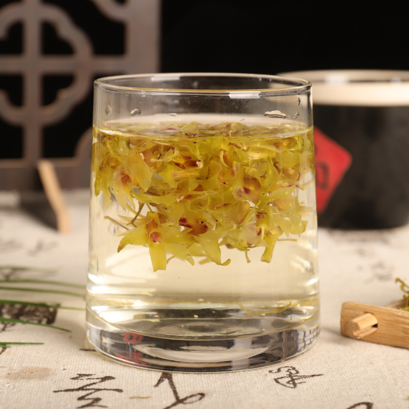 Huoshan tin stone flower seasonal new flower imitation wild Dendrobium dried flower base direct delivery one-piece delivery