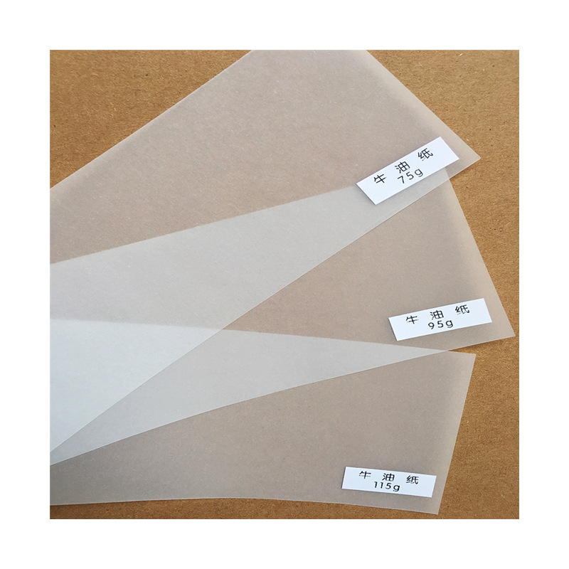 Factory 65g-300g butter paper translucent art paper printing special paper sulfuric acid paper printing LOGOa4 full open