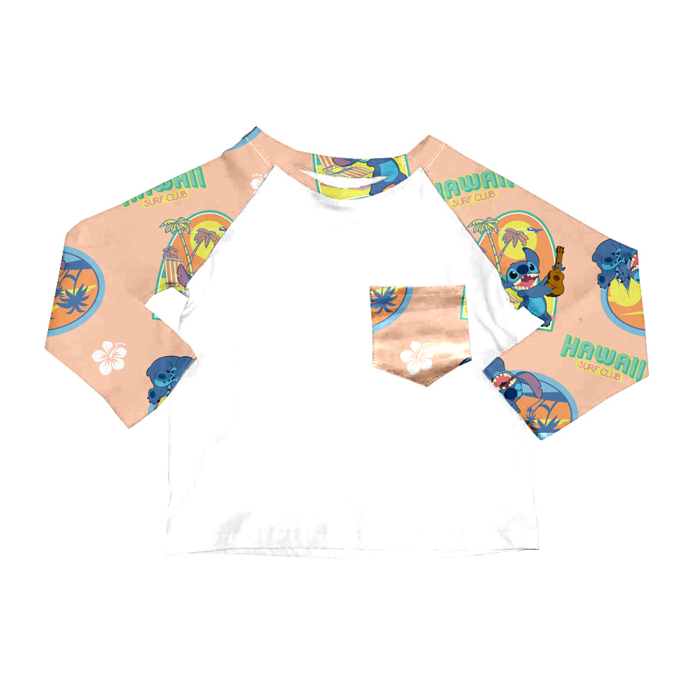 Boutique Foreign Trade Children's Clothing Printed Children's Cute Creative Custom Autumn Long Sleeves