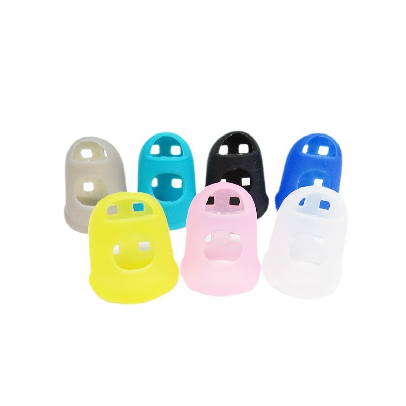 Factory direct supply silicone guitar Finger Set left hand pain-proof finger set thumb piano Ukulele guitar accessories