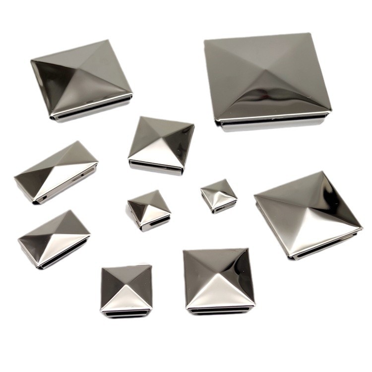 Stainless Steel Square Tube Plug Cap, Square Hole Plug, No-Welding Pipe Plug, Square Star Cap, Square Tube Fittings