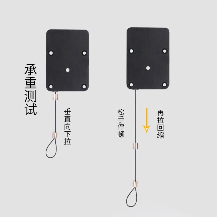 Factory direct new strong telescopic anti-theft cable box reel charging pile automatic telescopic wire rope lock