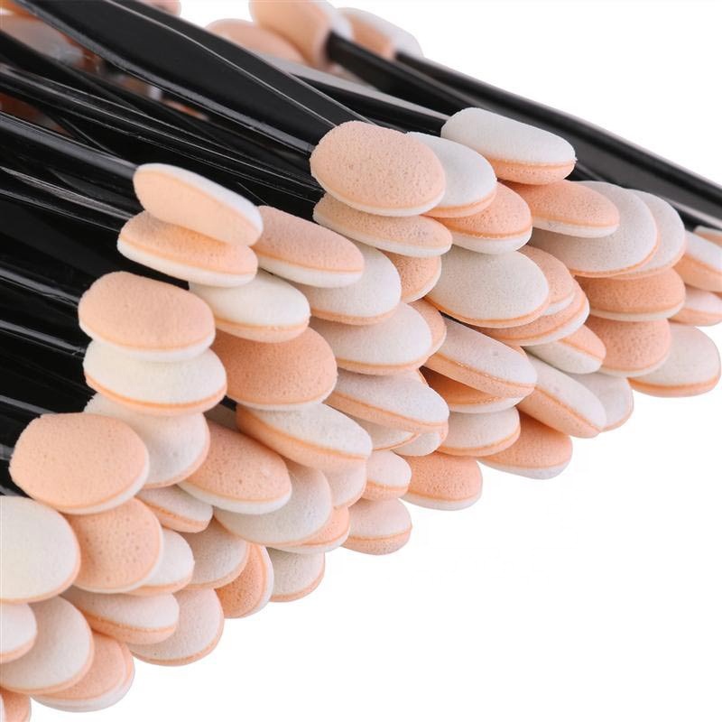 Eyeshadow Stick Double-Ended Latex Sponge Disposable Eye Shadow Brush Portable Blending Eye Manicure Brush Beauty Tool