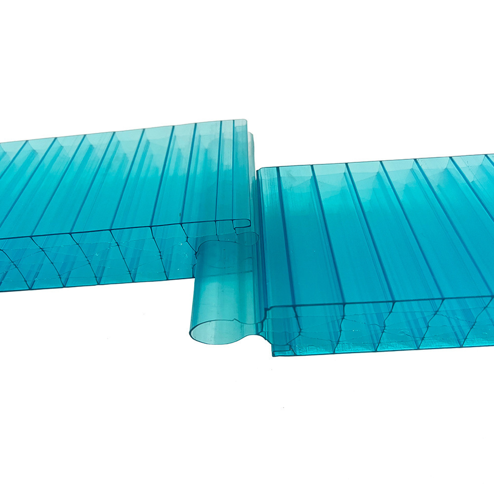 Pc Plug-In Sun Panel 6mm Hollow Honeycomb Panel Canopy Material Roof Insulation Transparent Lighting Endurance Board Customization