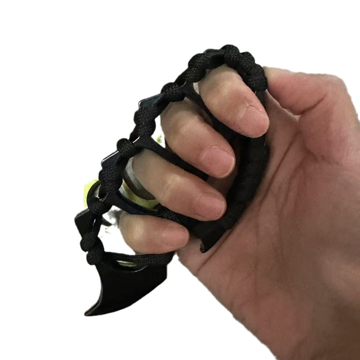 Tiger Thickened Beer Bottle Opener Finger Tiger Zinc Alloy Four-Finger Self-Defense Hand Breaking Window Glass Fiber Self-Defense Weapon Knuckles