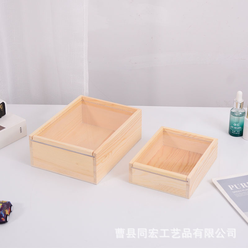 Amazon Spot Wholesale Light Luxury Acrylic Souvenir Gift Box Eternal Flower Box Creative Packaging Display Box