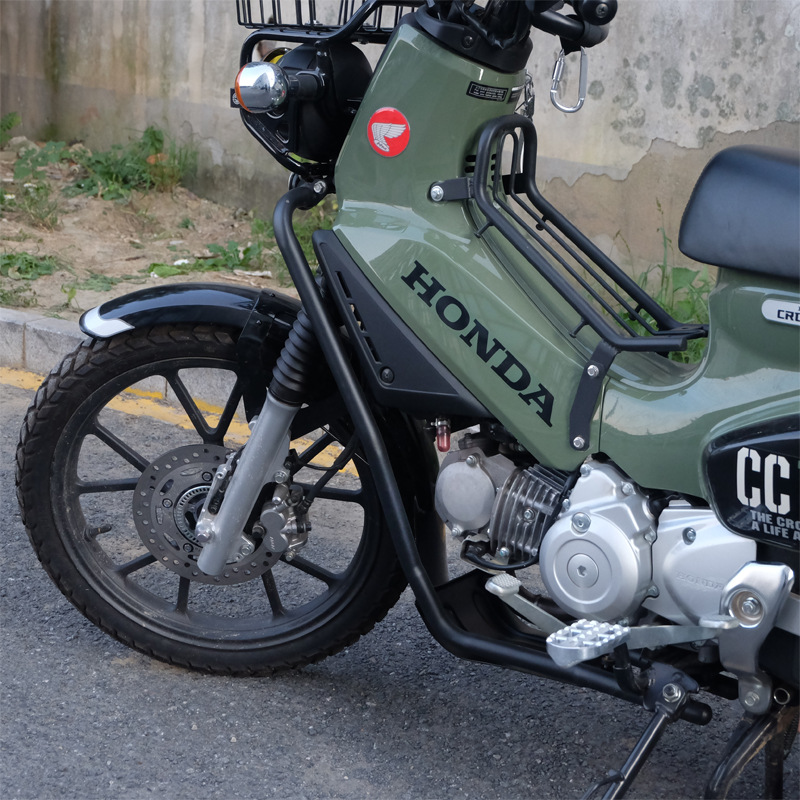 Thickened Pipe Wall Protection Bar Suitable for Honda Cub Cc110 Anti-Collision Bumper Ja45 Ja60 Modification Parts