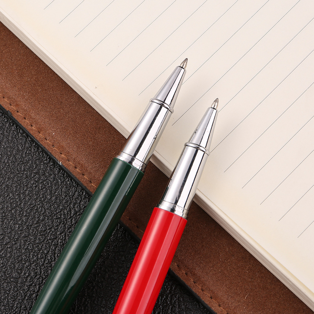 Morandi Spot Multi-Color Business Metal Neutral Signature Pen Advertising Gift Corporate Logo Design Ballpoint Pen Batch