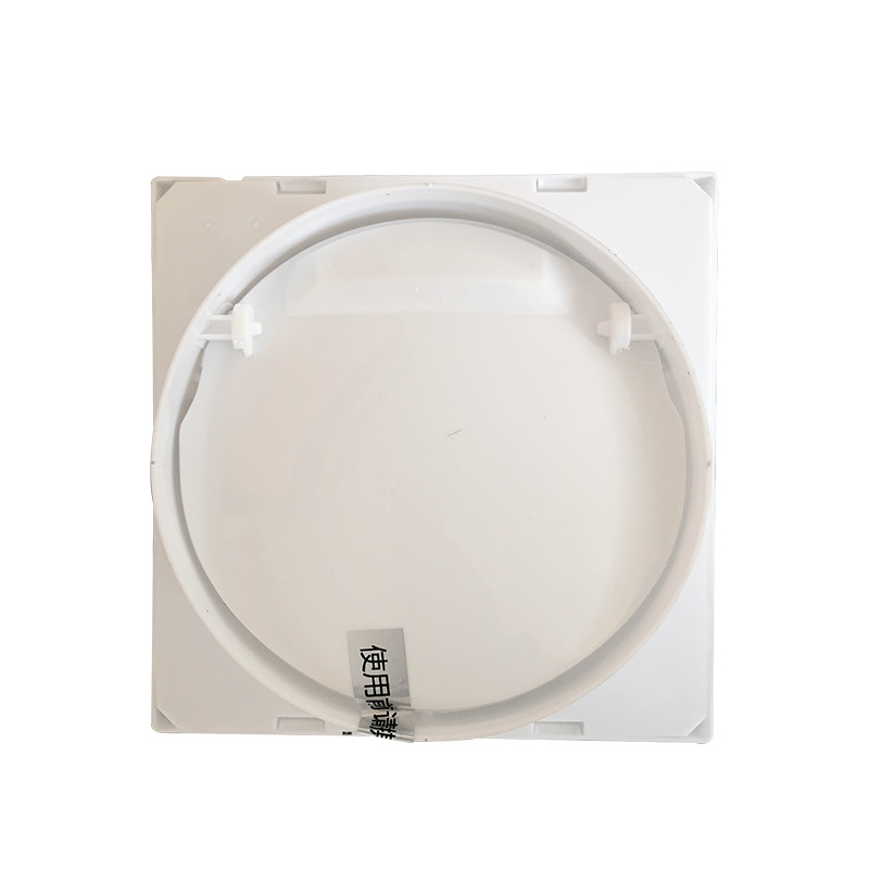 Household square bathroom ventilator exhaust fan bathroom glass window ventilation mute exhaust ventilator wholesale