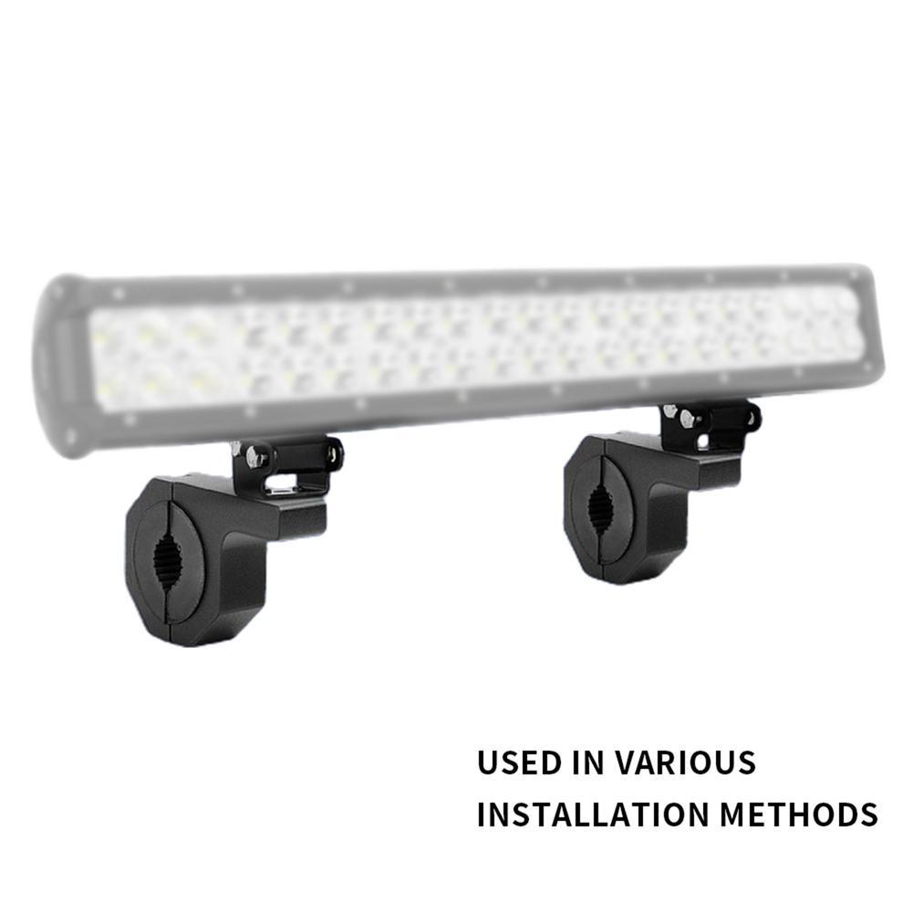 WJ motorcycle off-road vehicle modification parts anti-collision bar guardrail fog lamp spotlight fixing clip bracket 20-30mm
